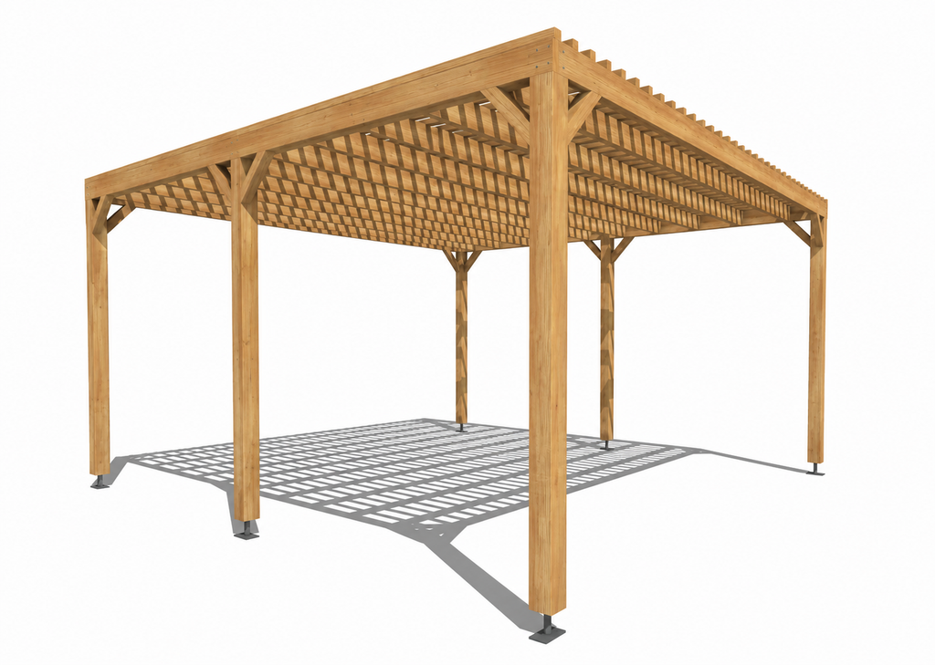 La Pergola en Bois renforcée