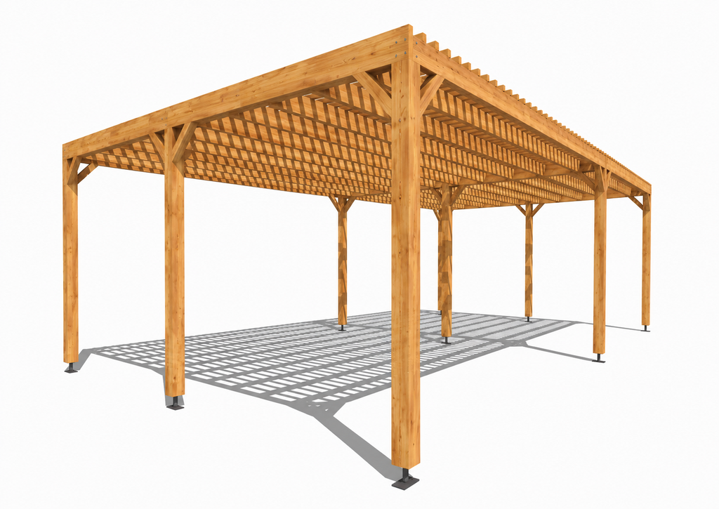 La Pergola en Bois renforcée