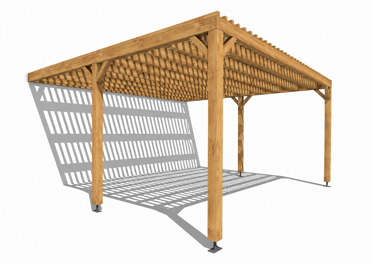 La Pergola en Bois renforcée