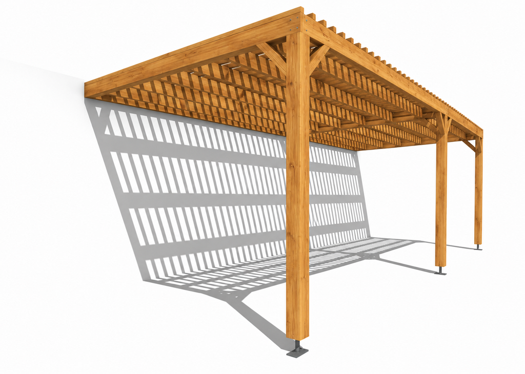 La Pergola en Bois renforcée