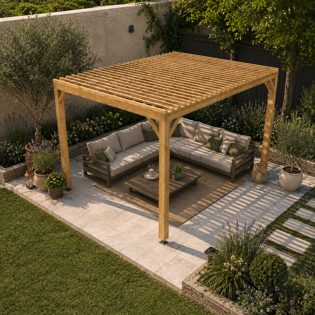 La Pergola en Bois renforcée