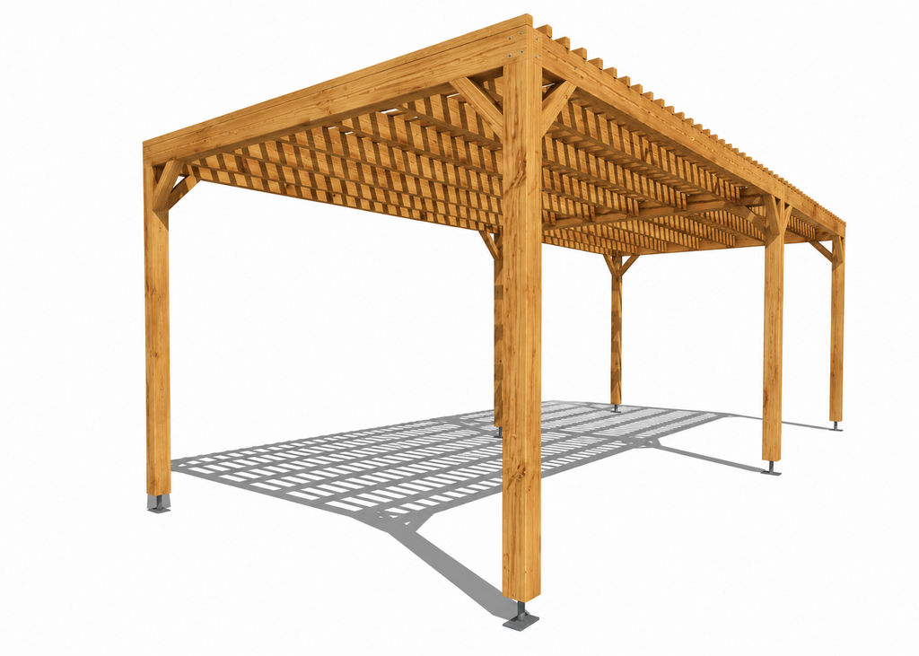 La Pergola en Bois renforcée