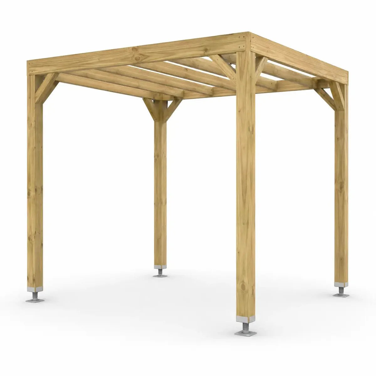 La Pergola en Bois naturel 3x3m