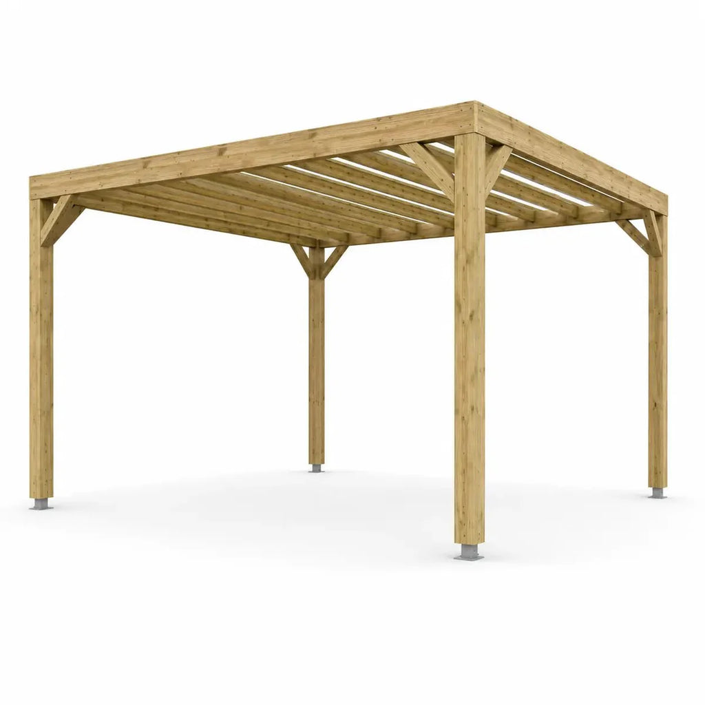 La Pergola en Bois naturel 3x4m