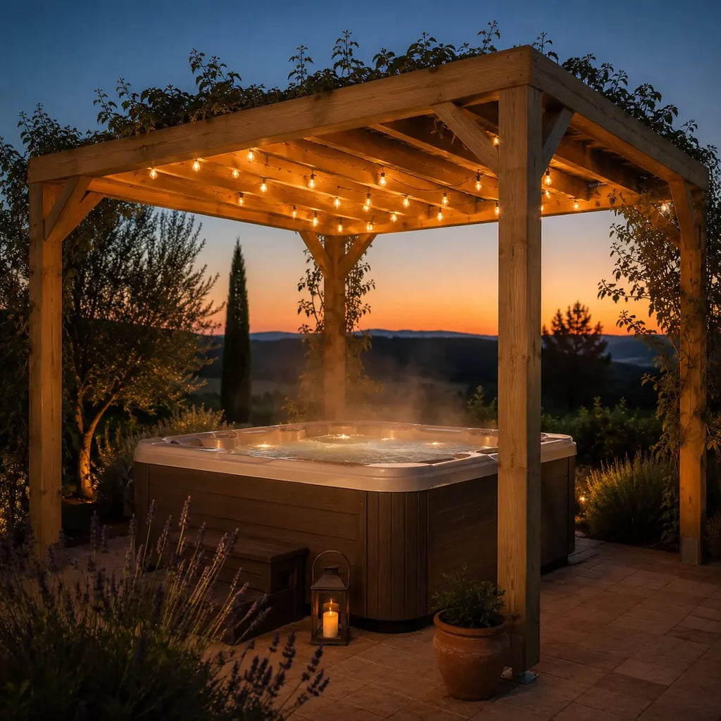 La Pergola en Bois naturel 3x4m